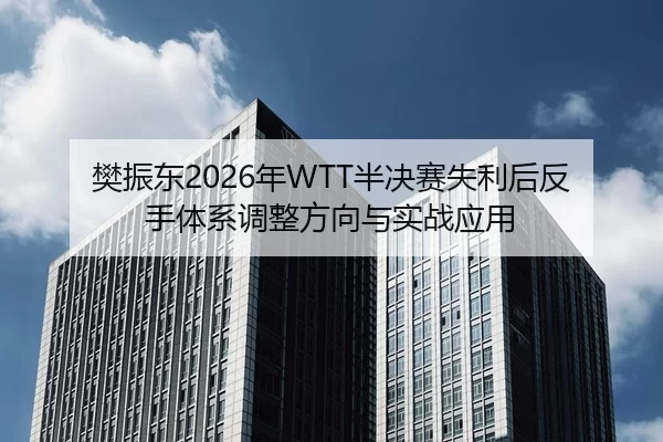 樊振东2026年WTT半决赛失利后反手体系调整方向与实战应用