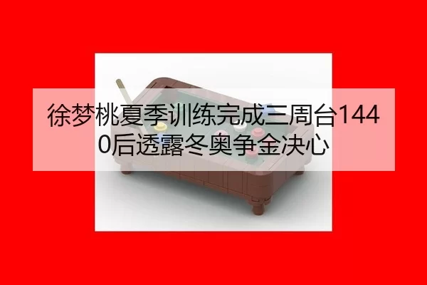 徐梦桃夏季训练完成三周台1440后透露冬奥争金决心